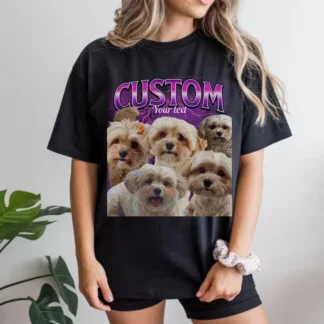 T-Shirt,Funny Oversized Top for Dog Lovers, Unique Pet Memorial Gift Goth T-shirts Women Clothing Women T Shirt Y2k Top
