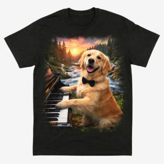 Ladies' Trendy and Fashionable Retro Vintage Vintage T-shirt Retro Washed T-shirt Retro Pet Round Neck Dog Owner T-shirt